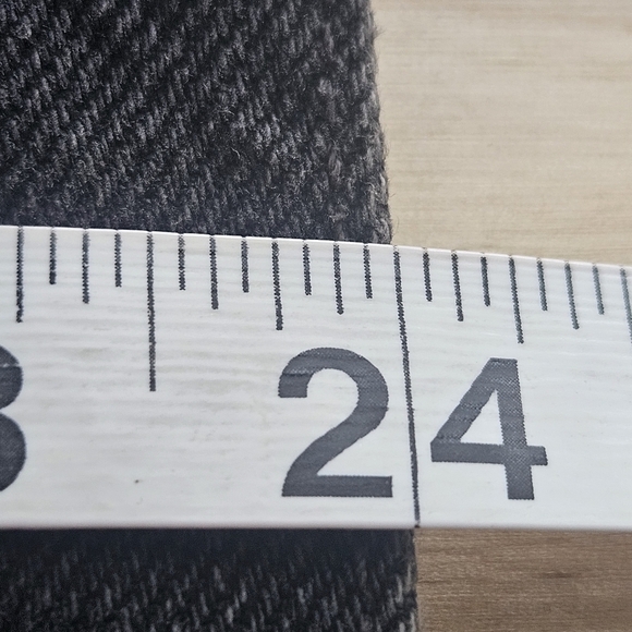 Free People Distressed Denim Jacket Black S (Fits Like M) Thrashed Grunge Skater - Picture 12 of 15